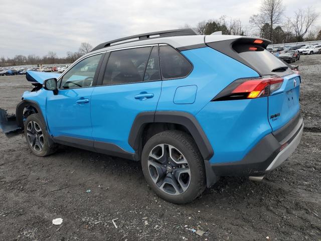 2T3J1RFV2KW050762 - 2019 TOYOTA RAV4 ADVENTURE BLUE photo 2