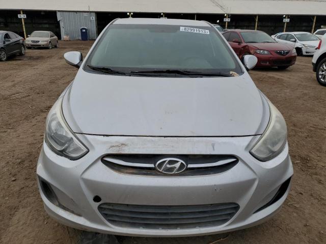 KMHCT4AE7FU818327 - 2015 HYUNDAI ACCENT GLS SILVER photo 5