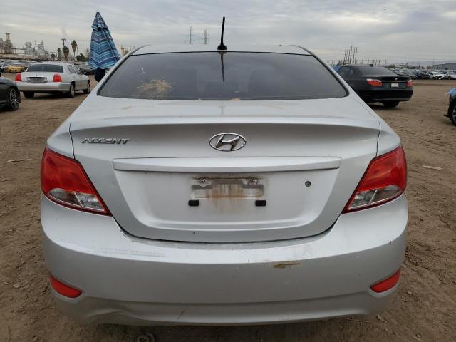 KMHCT4AE7FU818327 - 2015 HYUNDAI ACCENT GLS SILVER photo 6