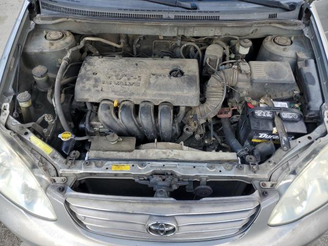 JTDBR32E530031452 - 2003 TOYOTA COROLLA CE SILVER photo 11