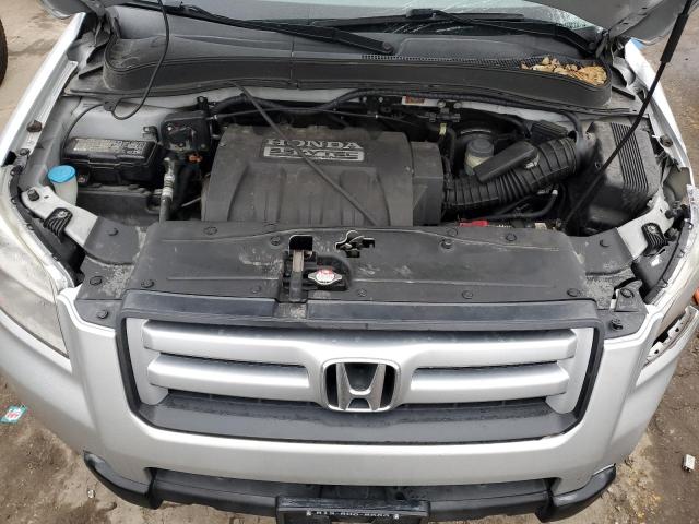 5FNYF28788B005202 - 2008 HONDA PILOT EXL SILVER photo 12