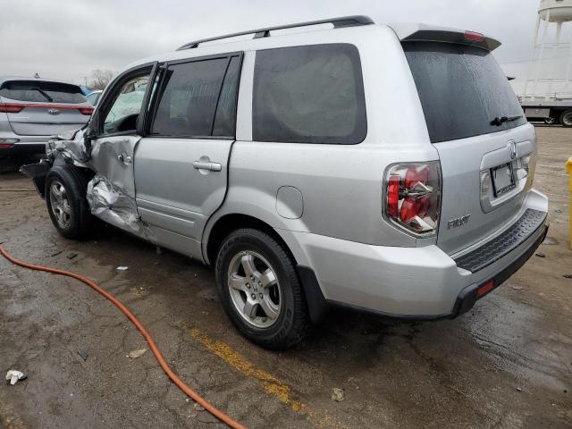 5FNYF28788B005202 - 2008 HONDA PILOT EXL SILVER photo 2