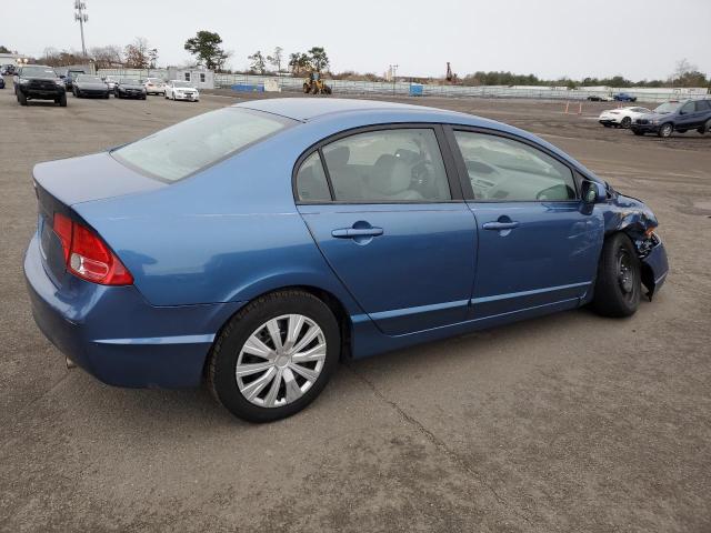 1HGFA16598L032196 - 2008 HONDA CIVIC LX BLUE photo 3