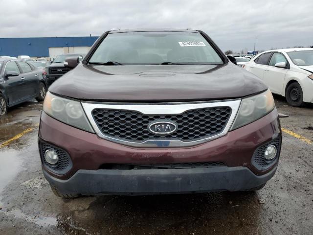 5XYKUCA18BG147833 - 2011 KIA SORENTO EX BURGUNDY photo 5