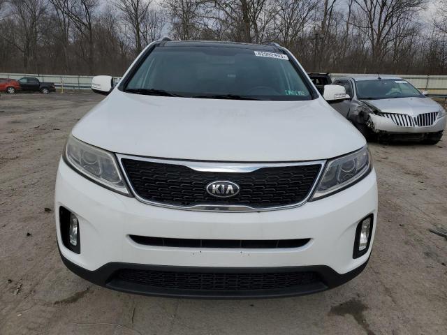 5XYKUDA77FG640063 - 2015 KIA SORENTO EX WHITE photo 5