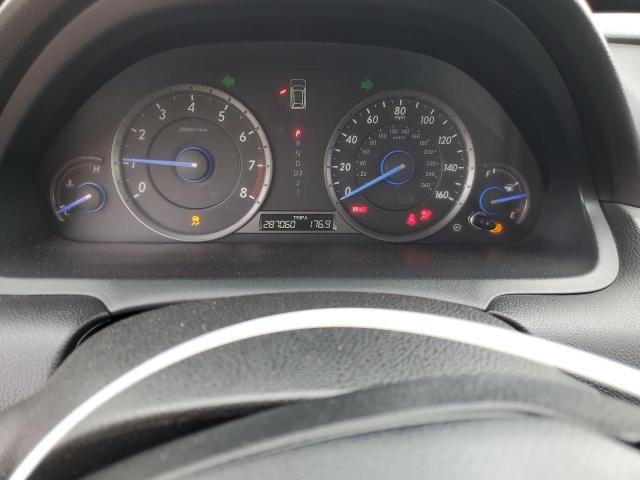 5J6TF1H52CL000208 - 2012 HONDA CROSSTOUR EXL BLACK photo 9