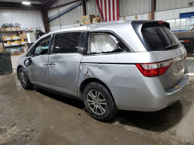 5FNRL5H46CB083586 - 2012 HONDA ODYSSEY EX SILVER photo 2