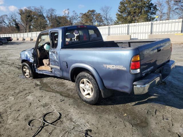 5TBRT34164S446779 - 2004 TOYOTA TUNDRA ACCESS CAB SR5 BLUE photo 2