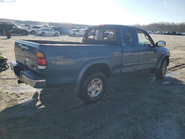 5TBRT34164S446779 - 2004 TOYOTA TUNDRA ACCESS CAB SR5 BLUE photo 3