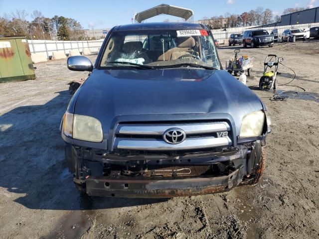 5TBRT34164S446779 - 2004 TOYOTA TUNDRA ACCESS CAB SR5 BLUE photo 5