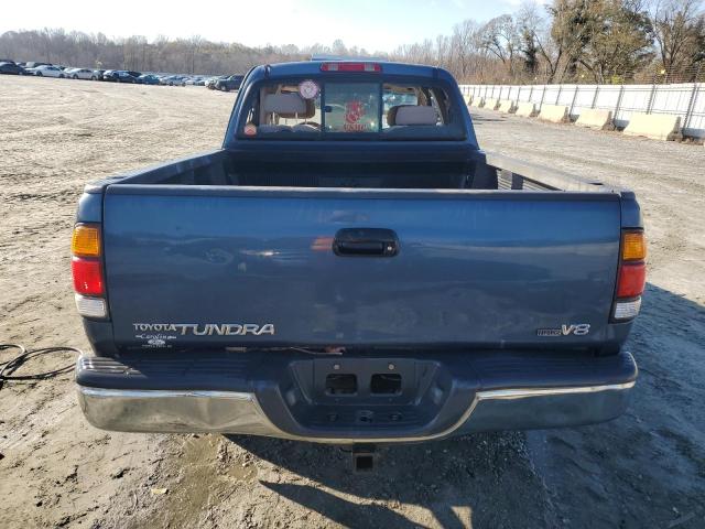 5TBRT34164S446779 - 2004 TOYOTA TUNDRA ACCESS CAB SR5 BLUE photo 6