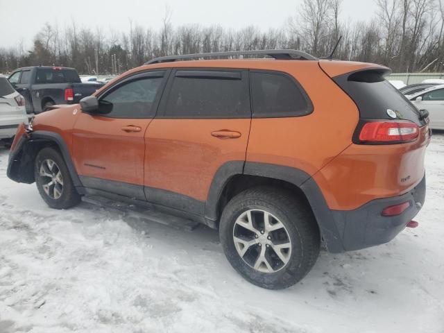 1C4PJMBS9FW500763 - 2015 JEEP CHEROKEE TRAILHAWK ORANGE photo 2