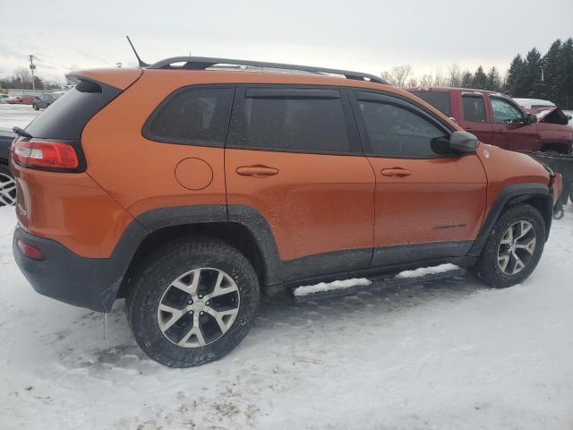 1C4PJMBS9FW500763 - 2015 JEEP CHEROKEE TRAILHAWK ORANGE photo 3