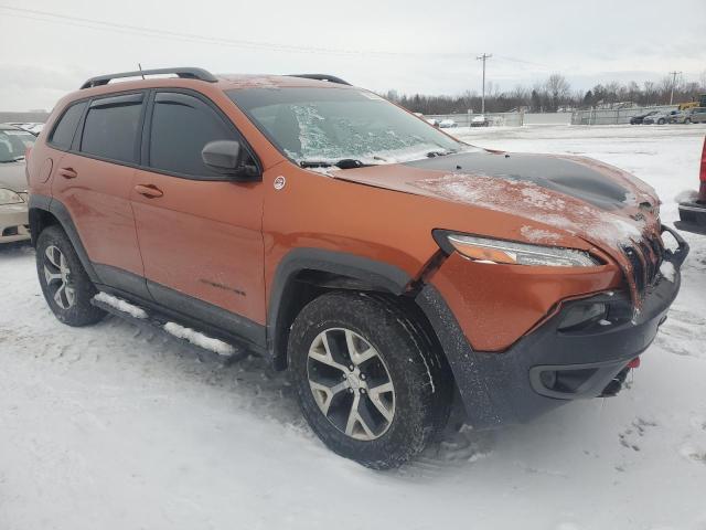 1C4PJMBS9FW500763 - 2015 JEEP CHEROKEE TRAILHAWK ORANGE photo 4