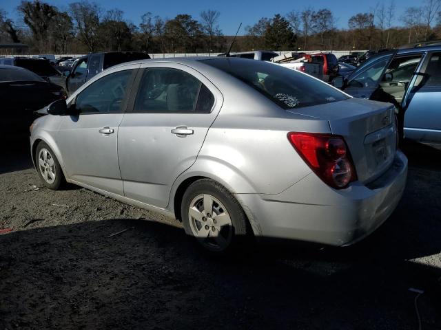 1G1JA5SHXE4209224 - 2014 CHEVROLET SONIC LS SILVER photo 2
