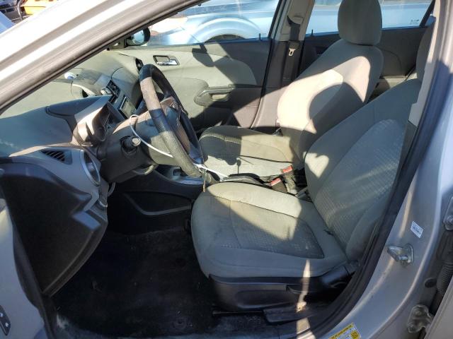 1G1JA5SHXE4209224 - 2014 CHEVROLET SONIC LS SILVER photo 7