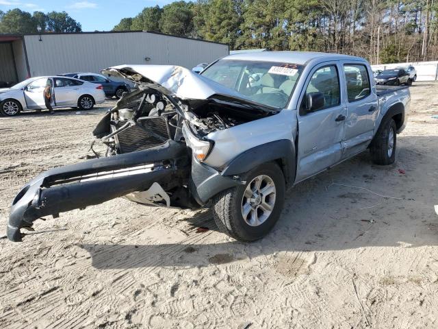 3TMJU62N28M070287 - 2008 TOYOTA TACOMA DOUBLE CAB PRERUNNER SILVER photo 1