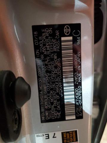 JTDKARFP0J3092676 - 2018 TOYOTA PRIUS PRIM 银色 照片 12