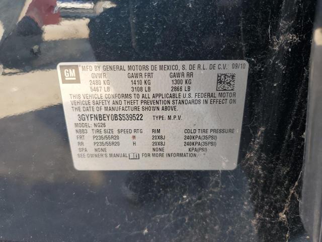 3GYFNBEY0BS539522 - 2011 CADILLAC SRX PERFORMANCE COLLECTION Noir photo 14