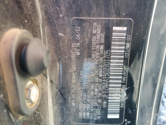 JF1ZNAA15D2701705 - 2013 TOYOTA SCION FR-S BLACK photo 12