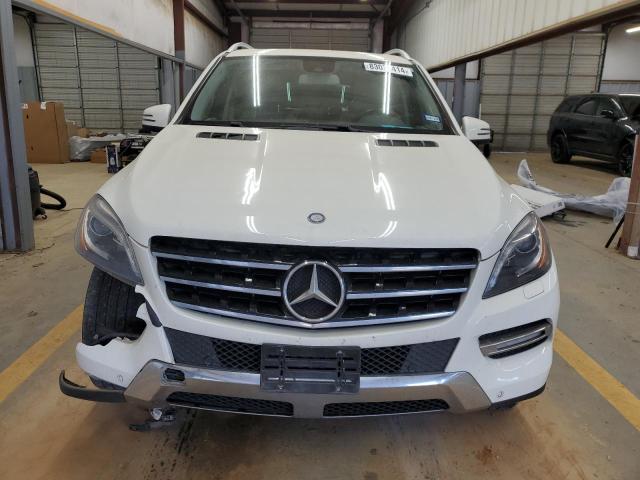 4JGDA5HB2CA084804 - 2012 MERCEDES-BENZ ML 350 4MATIC WHITE photo 5