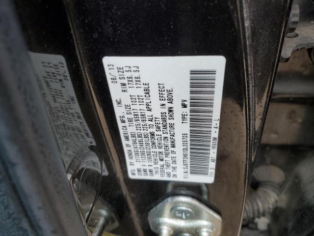 5J6TF3H51DL005705 - 2013 HONDA CROSSTOUR EXL გრაფიტი ფოტო 13