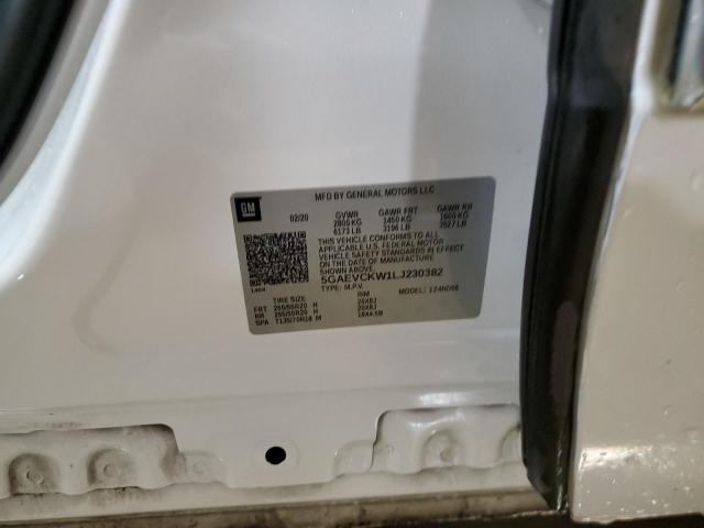 5GAEVCKW1LJ230382 - 2020 BUICK ENCLAVE AVENIR 白色 照片 14