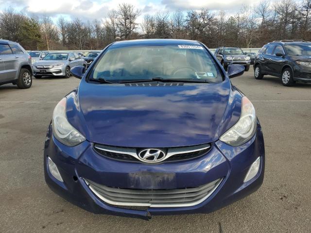 5NPDH4AE8DH418925 - 2013 HYUNDAI ELANTRA GLS BLUE photo 5