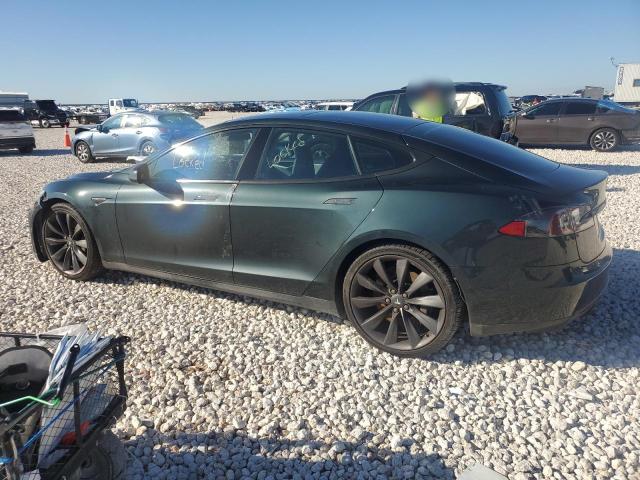 5YJSA1H14EFP29345 - 2014 TESLA MODEL S BLACK photo 2