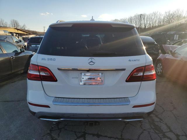 4JGDA5HB5EA349315 - 2014 MERCEDES-BENZ ML 350 4MATIC WHITE photo 6