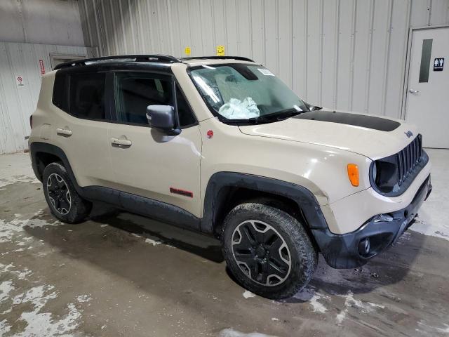 ZACCJBCT9GPD94274 - 2016 JEEP RENEGADE TRAILHAWK TAN photo 4