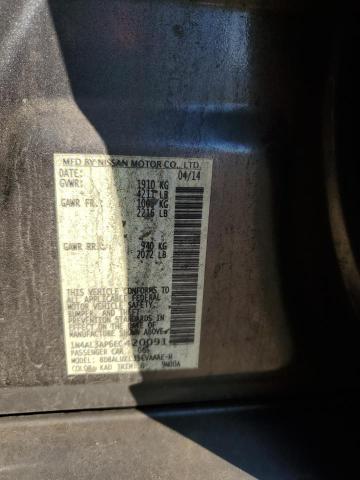 1N4AL3AP6EC420091 - 2014 NISSAN ALTIMA 2.5 Boz foto 12