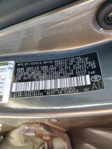 2T1KR32E47C624909 - 2007 TOYOTA COROLLA MA XR GRAY photo 12