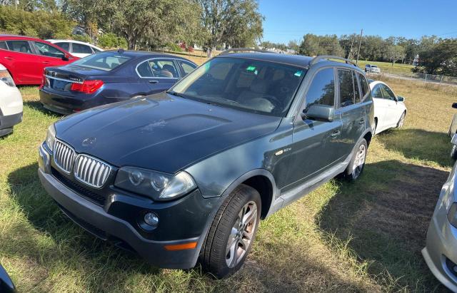 WBXPC93437WF08288 - 2007 BMW X3 3.0SI GREEN photo 2