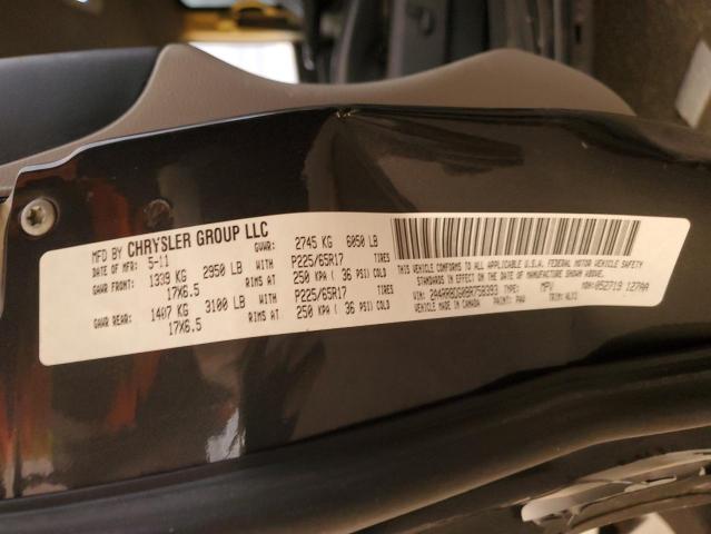 2A4RR8DG0BR758393 - 2011 CHRYSLER TOWN & COU TOURING L GRAY photo 13