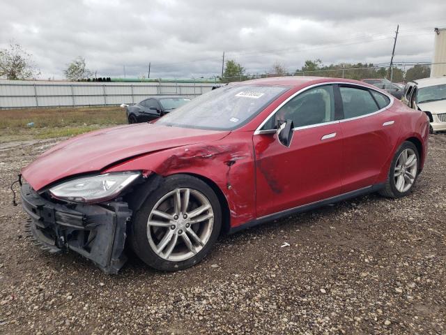 5YJSA1E29GF123880 - 2016 TESLA MODEL S RED photo 1