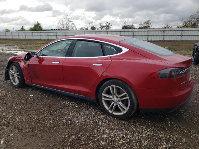 5YJSA1E29GF123880 - 2016 TESLA MODEL S RED photo 2
