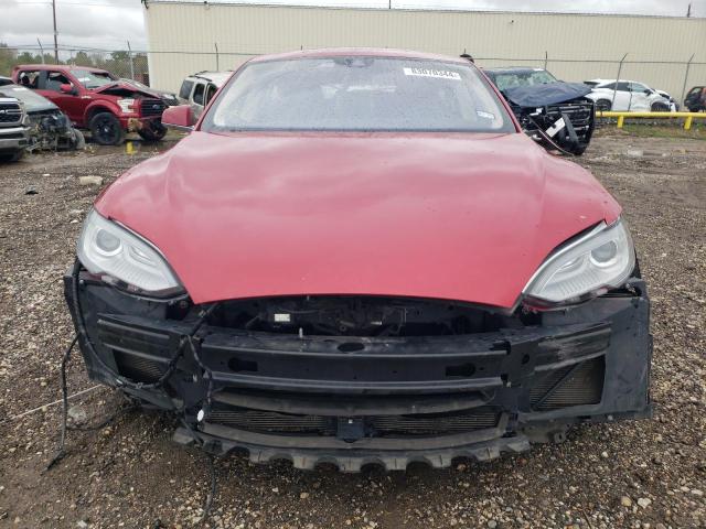 5YJSA1E29GF123880 - 2016 TESLA MODEL S RED photo 5
