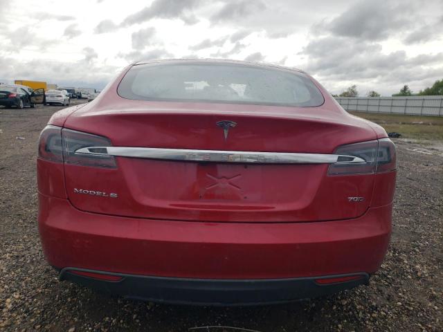 5YJSA1E29GF123880 - 2016 TESLA MODEL S RED photo 6