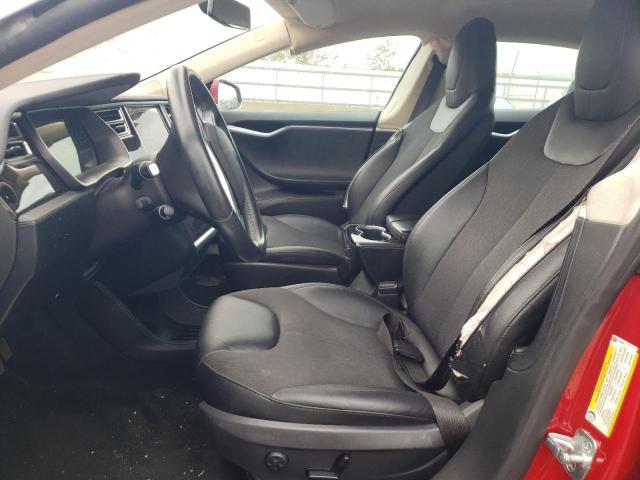 5YJSA1E29GF123880 - 2016 TESLA MODEL S RED photo 7