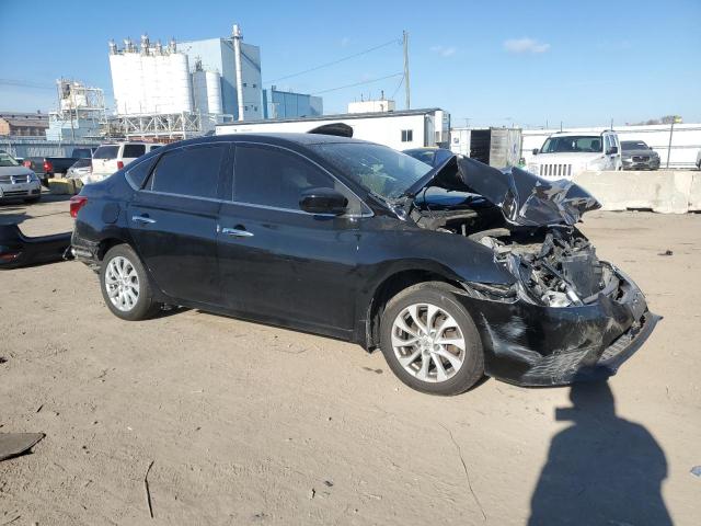 3N1AB7AP4KL614223 - 2019 NISSAN SENTRA S Czarny zdjęcie 4
