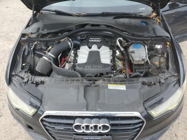 WAUJGCFC2EN084168 - 2014 AUDI A6 PRESTIGE შავი ფოტო 11