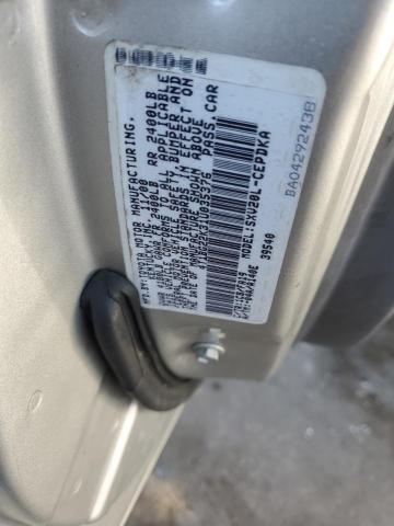 4T1BG22K31U035376 - 2001 TOYOTA CAMRY CE SILVER photo 12