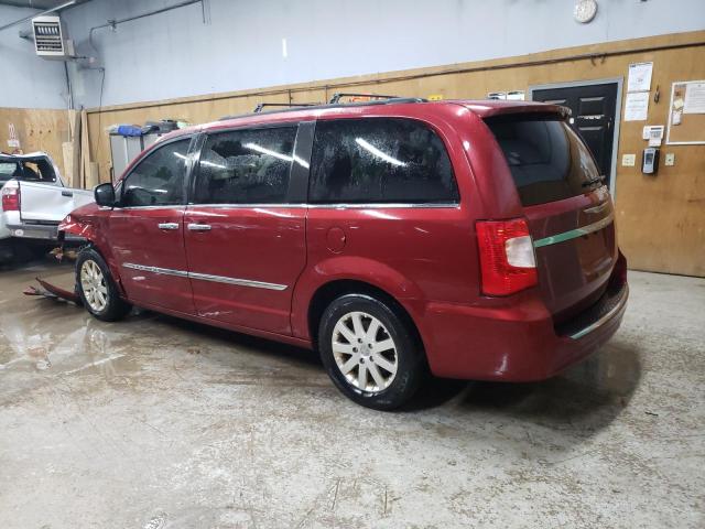 2C4RC1CG5CR267142 - 2012 CHRYSLER TOWN & COU TOURING L BURGUNDY photo 2