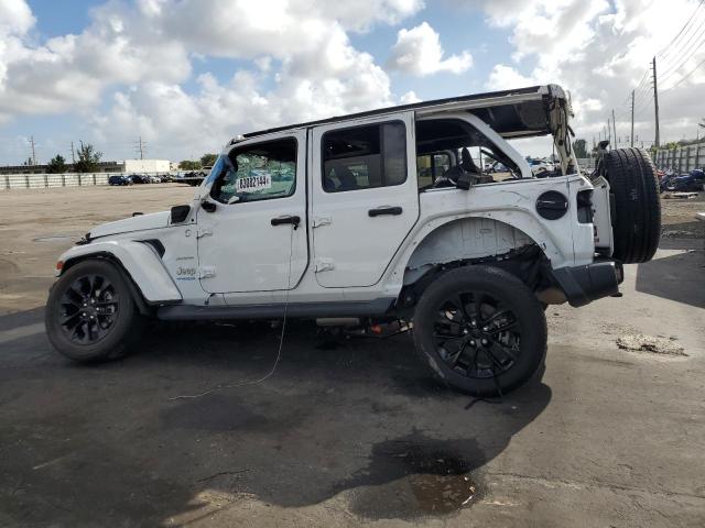1C4JJXP61MW848346 - 2021 JEEP WRANGLER U SAHARA 4XE WHITE photo 2
