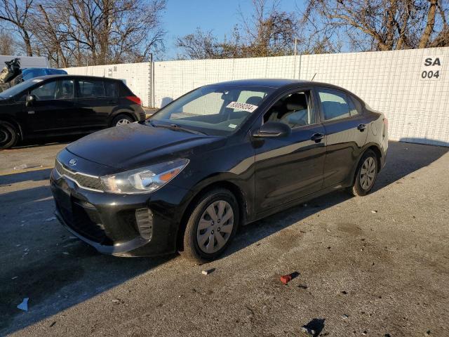 3KPA24AD7LE262925 - 2020 KIA RIO LX BLACK photo 1