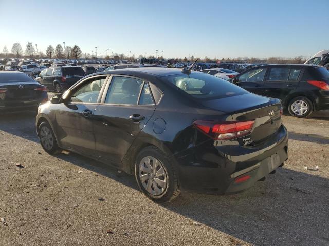 3KPA24AD7LE262925 - 2020 KIA RIO LX BLACK photo 2