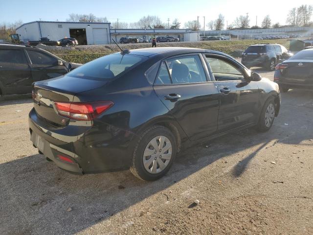 3KPA24AD7LE262925 - 2020 KIA RIO LX BLACK photo 3