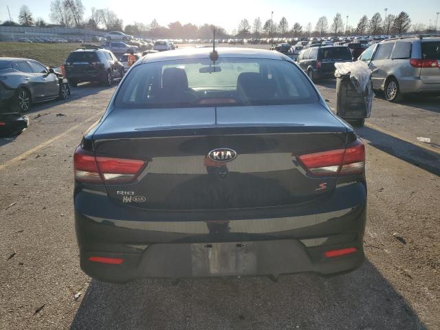 3KPA24AD7LE262925 - 2020 KIA RIO LX BLACK photo 6