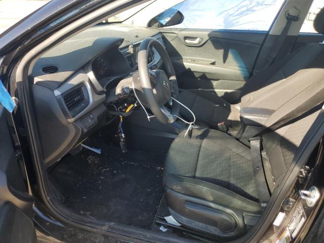 3KPA24AD7LE262925 - 2020 KIA RIO LX BLACK photo 7
